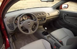 Acura RSX dashboard layout