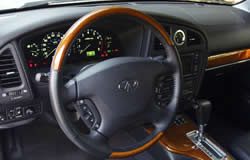 2003 Infiniti QX4 - dashboard layout