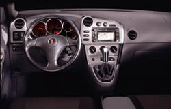 2003 Pontiac Vibe dashboard