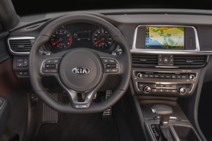 2016 Kia Optima dashboard